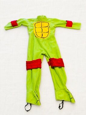 Nickelodeon Green and Red Turtle Superhero Costume